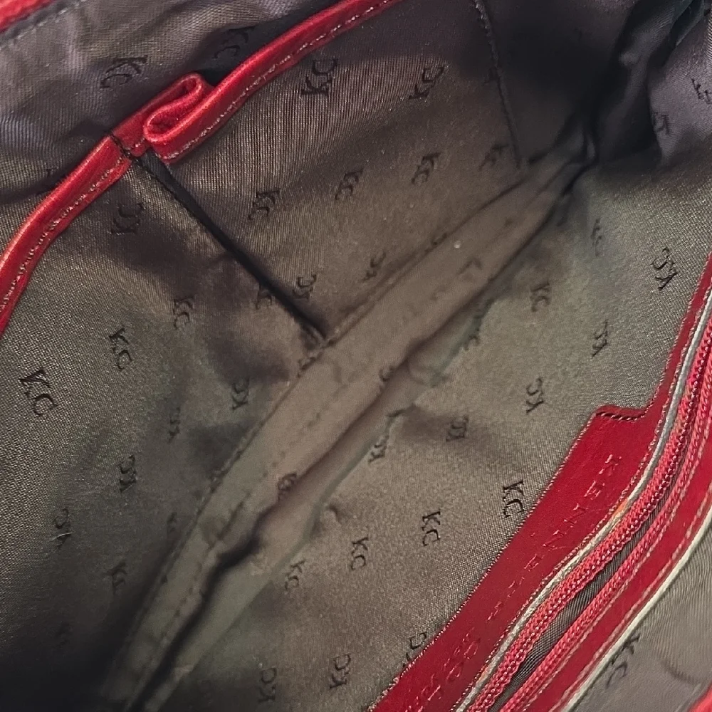 Kenneth Cole New York Red Shoulder Bag - Picture 7 of 11